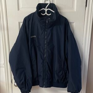Columbia vintage full zip outdoor chore jacket in navy men’s size XXL